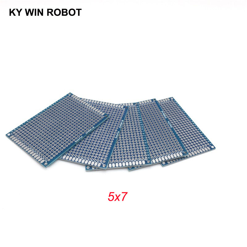 5pcs 5x7cm 50x70 mm Blue Doubl - Pcb Prototyping Board ulasan dan harga