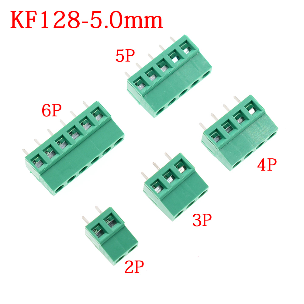 10/50PCS KF128-5.0mm KF128 5.0 - Screw Terminal Block ulasan dan harga