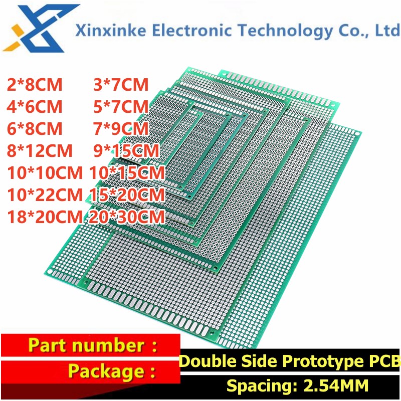 5PCS 2.54MM 7*9CM 3cm*7cm 5x7  - Pcb Prototyping Board ulasan dan harga