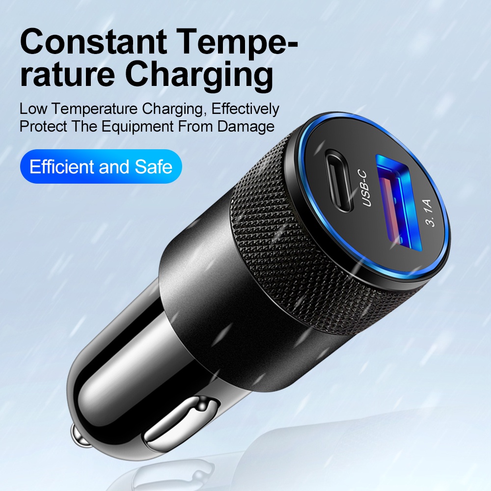 66W USB Car Charger Type C Fas - Usb C Cable ulasan dan harga