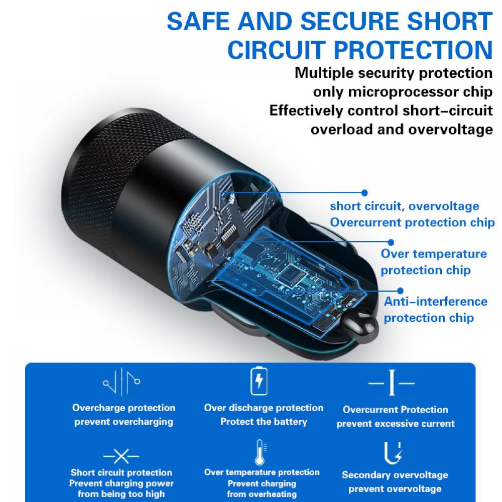 66W USB Car Charger Type C Fas - Usb C Cable ulasan dan harga