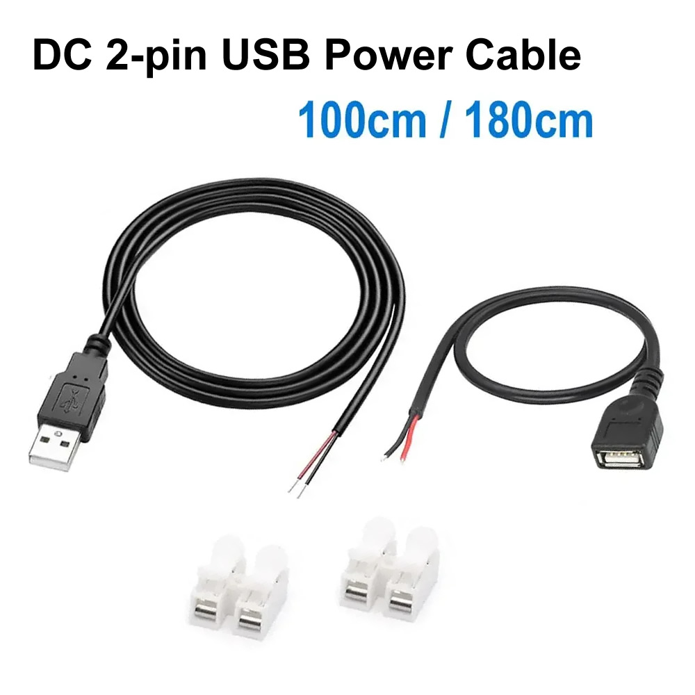 DC 2-pin USB Power Cable USB M - Ipex Connector ulasan dan harga