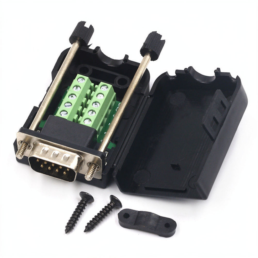 Solderless DB9 Connector For F - Screw Terminal Block ulasan dan harga