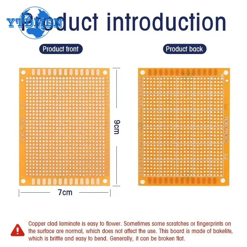 1-20pcs 5x7cm PCB Universal Bo - Perfboard ulasan dan harga