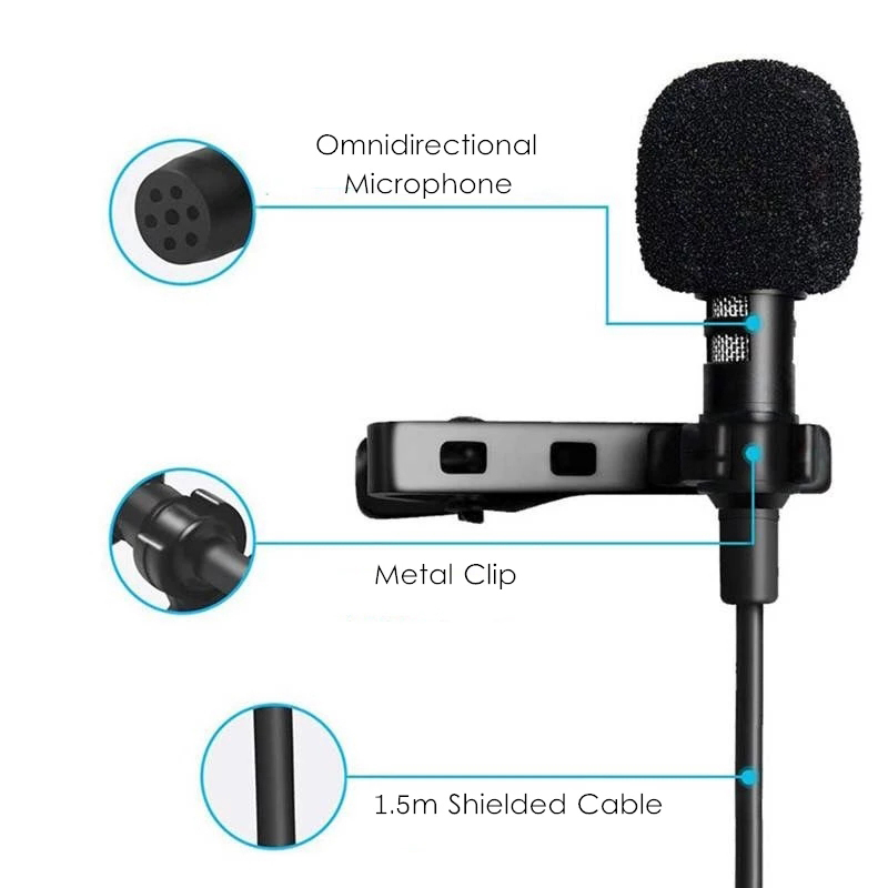 3.5mm Mini Portable Lavalier M - Usb C Cable ulasan dan harga