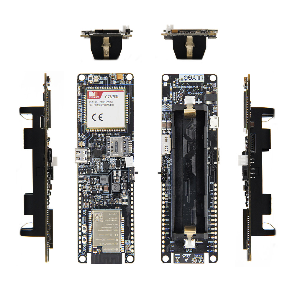 LILYGO T-A7670E ESP32 Module,  - Esp32 Battery Holder Lipo ulasan dan harga