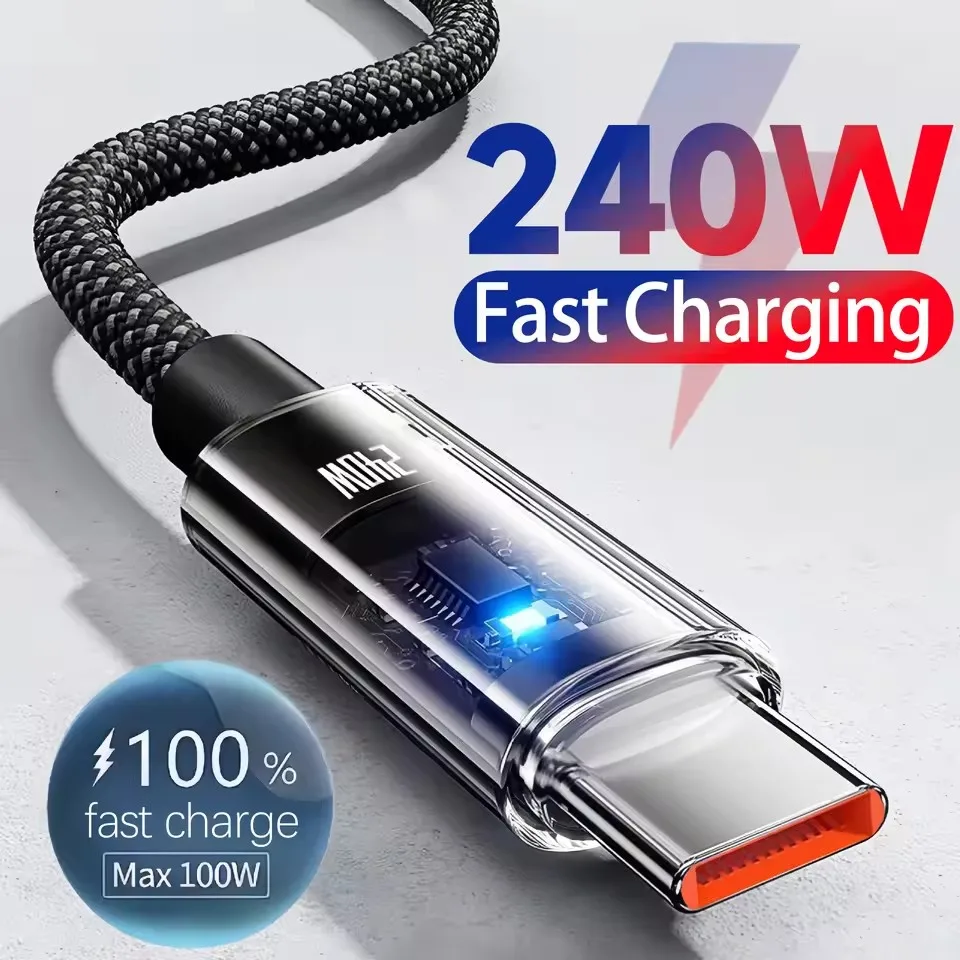 240W Nylon USB Type C Super Fa - Usb C Cable ulasan dan harga