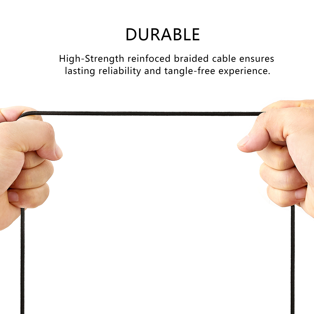 Micro USB 3.5mm AUX Braided Co - Micro Usb Cable ulasan dan harga